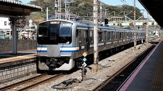 2019/04/09 JR East Yokosuka Line: E217 Series Y-101 Set at Zushi