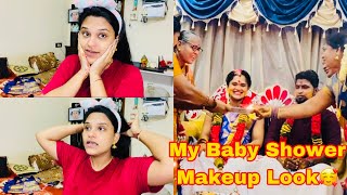 My Baby Shower Makeup Look🤰🏻🥰|Self Makeup #makeup #tamil #babyshower