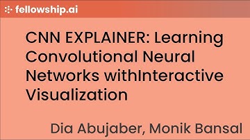 CNN EXPLAINER: Learning Convolutional Neural Networks withInteractive Visualization