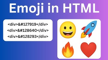 #2 Emojis on HTML | How to add emoji in website | How To Add Emoji Symbols In HTML File