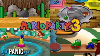 Mario Party 3 Panic/In A B-i-g Hurry minigames