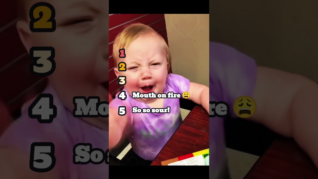 Funniest Baby Lemon Reactions Ever #ranking #funny #funnybaby #lemon