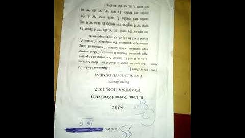 कुमाऊं यूनिवर्सिटी B.com ll sem 2017 (BUSINESS ENVIRONMENT) paper