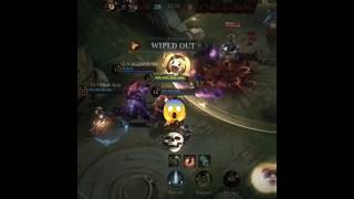 MANIAC😱 + Savage🤫 WIPED Out😮 Unbelievable😮😱 #mobilelegends #Bestbuild #mbblshorts #mbblclips