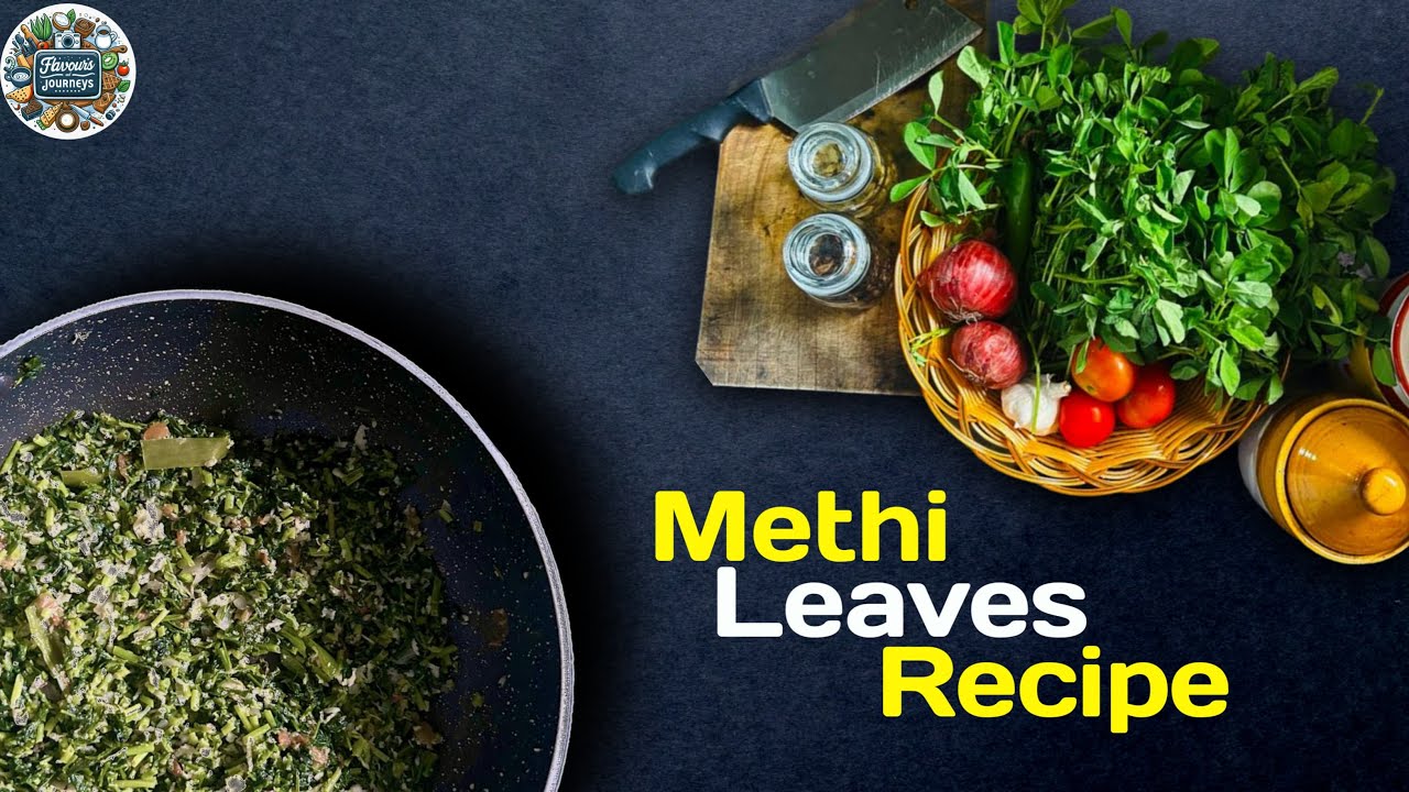 Methi leaves recipes Fenugreek leaves stir fry YouTube