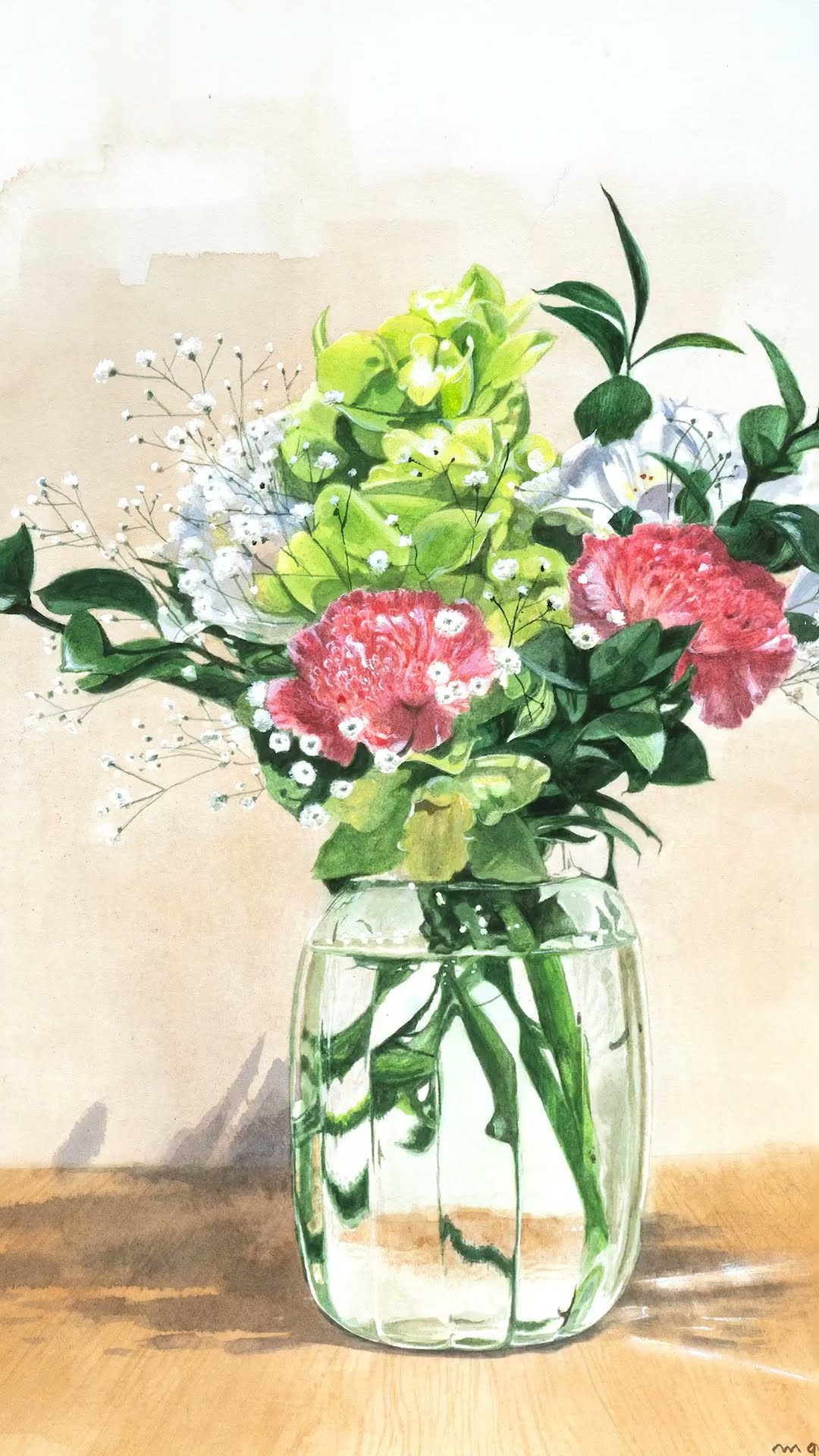 フウセントウワタ　水彩画 花と透明感を描いた水彩画7作品] 水彩画作品集 スライドショー