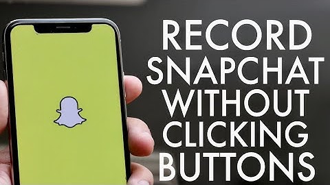 How To Record On Snapchat Without Clicking Buttons! (2020)