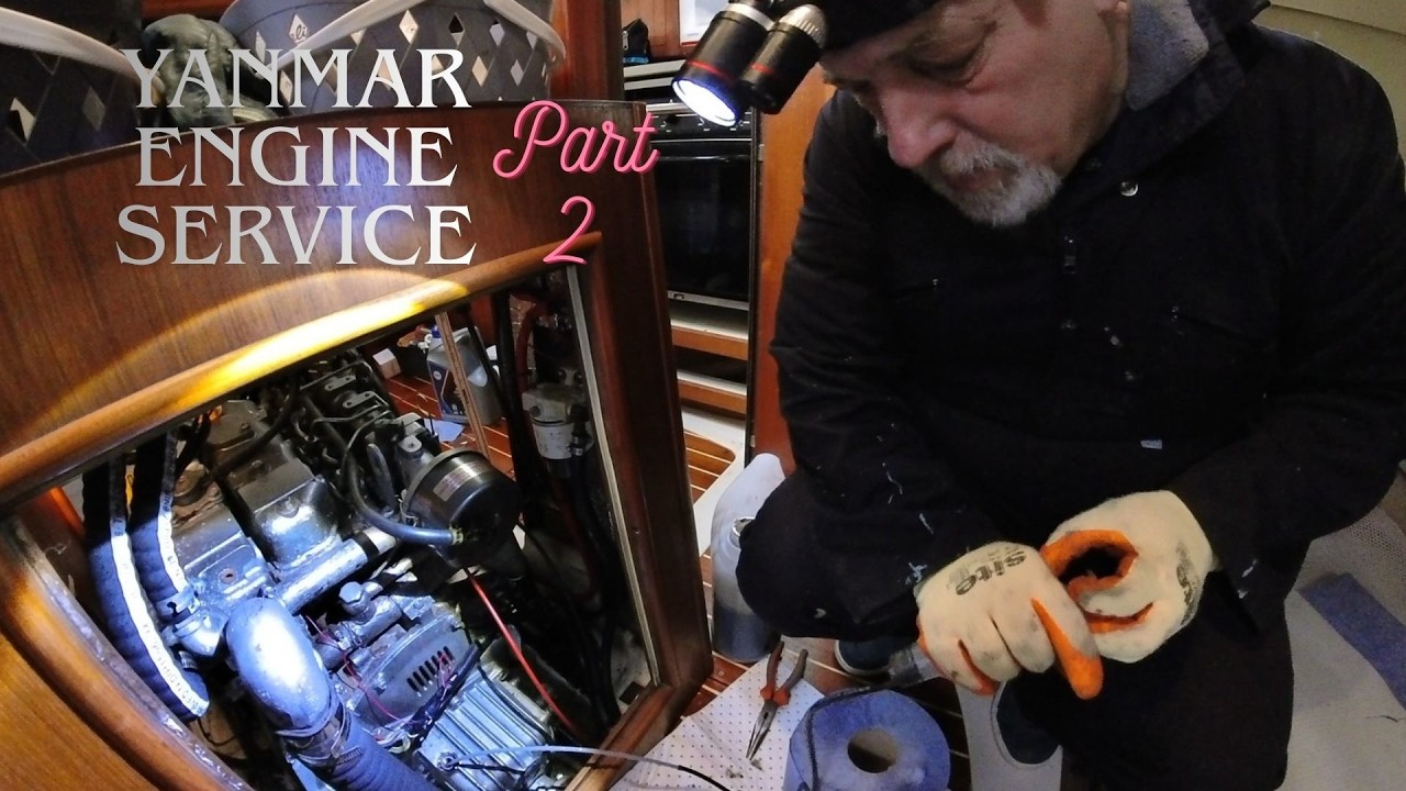 ⁣Yanmar 3JH2E Maintenance Oil Change, Oil Filter and Fuel Filter Service