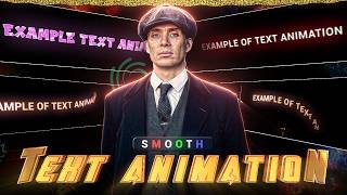 Smooth 🗿 Text Animation Like AE Editors on Alight Motion