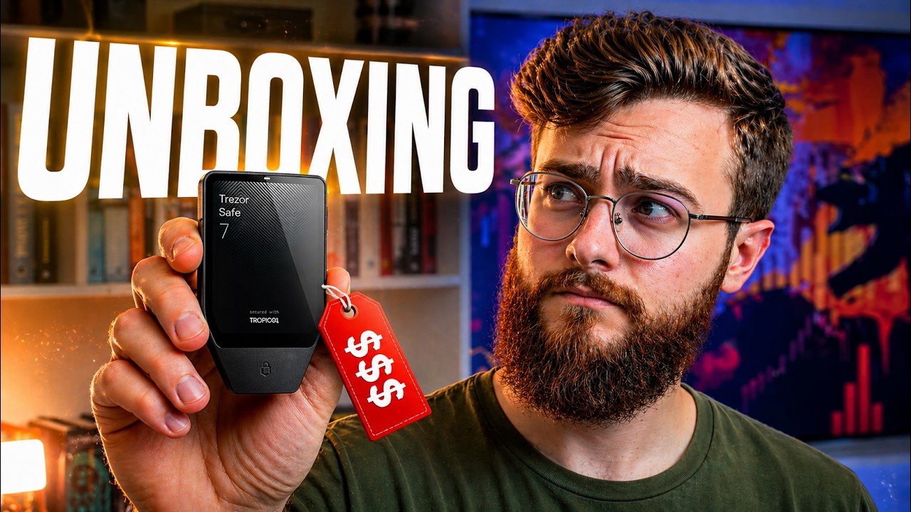 TREZOR SAFE 7 (Trezor's TOP-OF-THE-LINE model): Unboxing, Initial