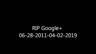 Goodbye Google+