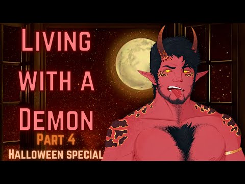 [M4A] Living with a Demon part 4 - Demon x listener - ASMR roleplay (Halloween special) (Bael)