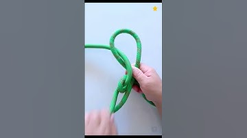 Easy Way to Tie Net Knot, Popular Cargo Net Knot or Climbing Net Knot - Rope Knot!