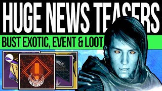 Destiny 2 | HUGE NEW EVENT! Savathun TEASE! Bust Exotic, SECRET Objective, Fast Power, Pigeon LORD?