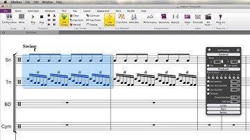Virtual Drumline Demystified: Sextuplets in Swing Passages (Sibelius)