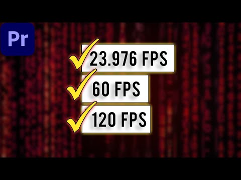 How To Change Frame Rate On Premiere Pro 2020 - FAST
