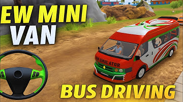 Mini Van Bus Driving Game 2025 | Real Minibus Simulator 3D | Android Gameplay