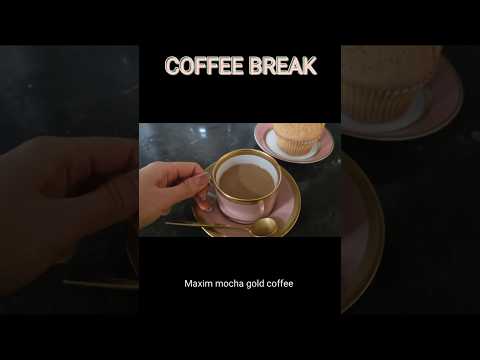 korean coffee | coffee break | Maxim coffee | Enjoying some sweet coffee for a change of pace.