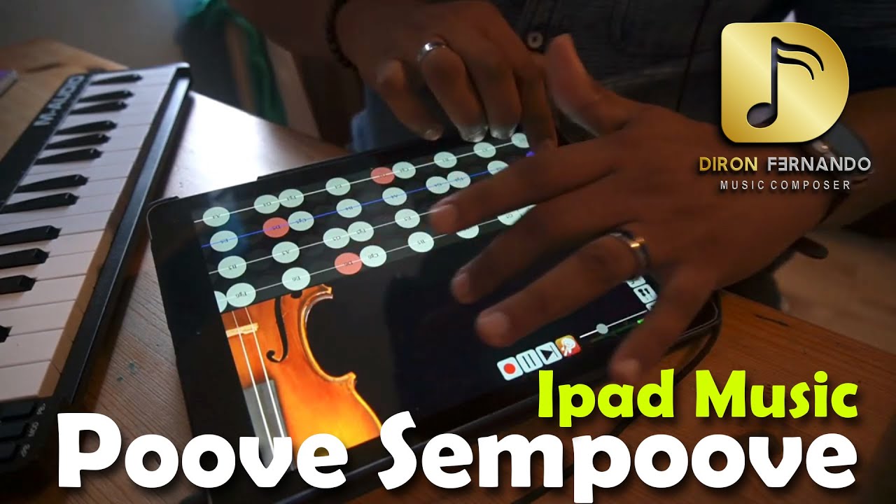 Poove Sempoove Short Cover | iPad music | FingerFidde | Diron Fernando