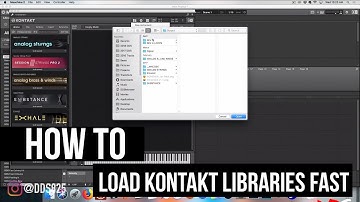 How To Make Kontakt Libraries Load Faster!