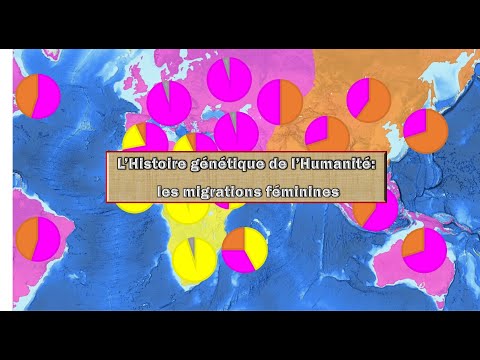 L'Histoire génétique de l'Humanité: les migrations féminines (ADN mitochondrial)