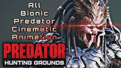 Predator Hunting Grounds: Bionic Predator All Cinematic Intro, Long Claims, Outros (Mask On & Off)