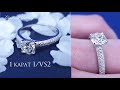 Потрясающее кольцо с бриллиантом 1 карат! Diamond-Gallery