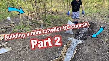 How to Build a mini RC crawler course  PART 2