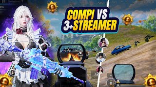 Compi Vs 3Streamers Bgmi 1V4 Clutch Vs Streamers Intense Gameplay
