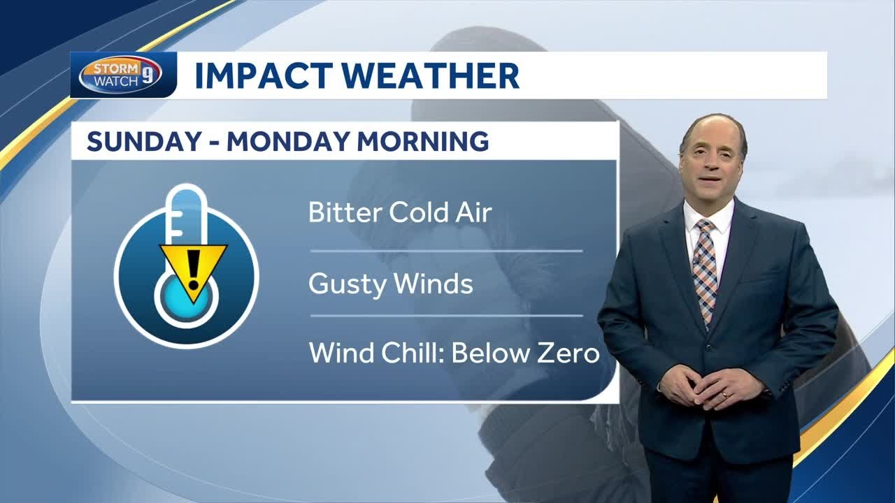 Video: Bitter cold moves in for weekend - YouTube