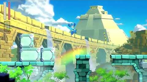 Megaman 11 demo Blockman stage