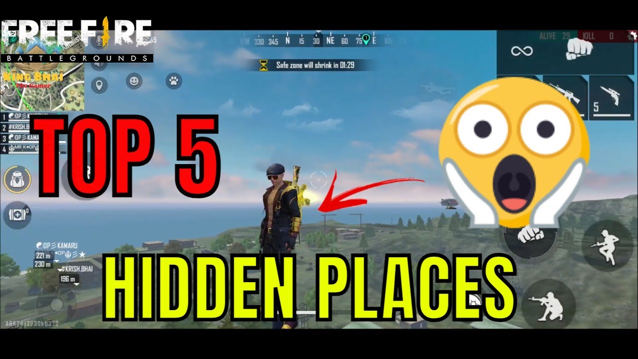 Top 5 Hidden Places In Bermuda | King Bhai The Gamer