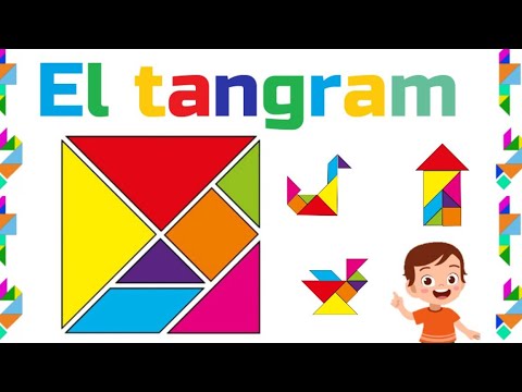 acantilado Lanzamiento caldera El tangram para niños | Figuras fáciles para niños - YouTube