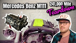 Mercedes M111 Turbo Build: How Bad Is A 241,000 Mercedes Engine #mercedes