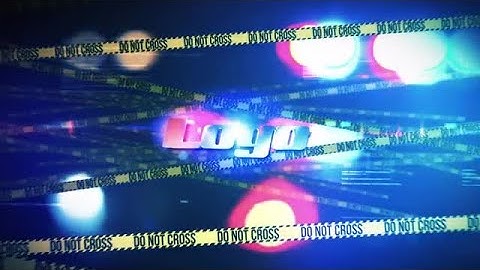 Crime Scene Logo Reveal After Effects Templates