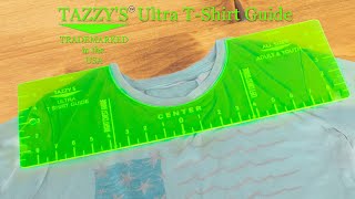 TAZZY'S Ultra T Shirt Guide Ruler
