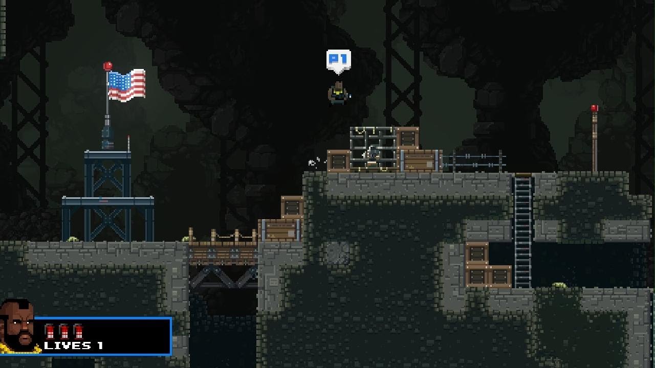 Easiest way to beat Terrorcrawler - BROFORCE