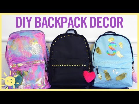 STYLE & BEAUTY | DIY Backpack Decor