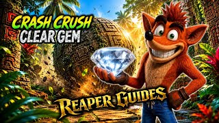 Crash Crush: All Boxes Destroyed for Clear Gem - Crash Bandicoot 2 Cortex Strikes Back