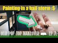 Pop Top Caravan Makeover - Ep 7 (Fixing the fridge &amp; Even more &amp;#@%&#39;ing painting)
