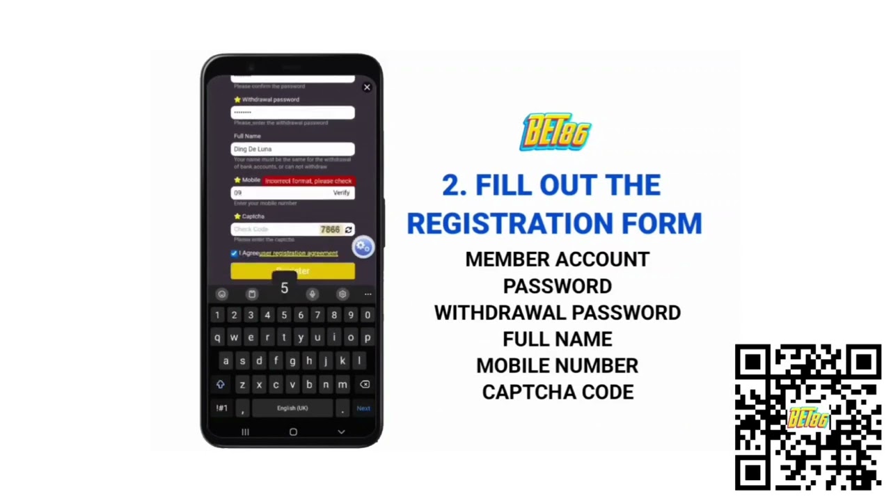 PAANO MAG REGISTER SA BET86 A STEP-BY-STEP GUIDE 