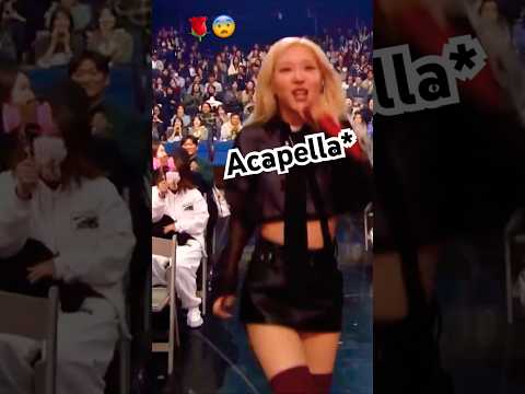 Rosé Singing Acapella Live At KBS 241129 Fypシ Kpop Apt Acapella 
