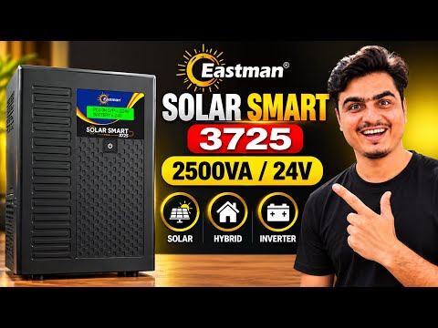 EASTMAN ENERGY Smart 3725 Pure Sinewave Solar Inverter 2500VA/24V Best solar inverter under 20k