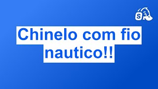 Chinelo com fio nautico!!