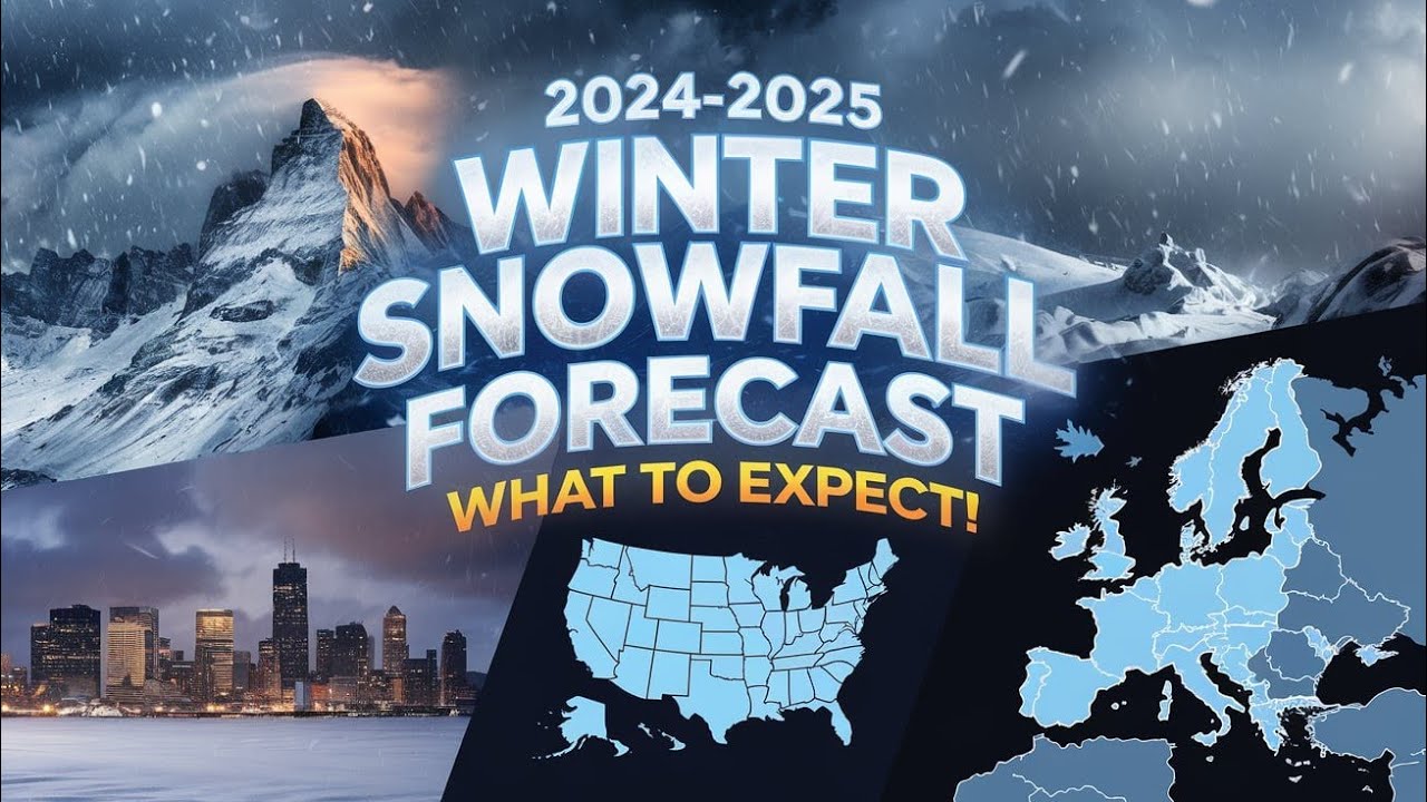 2024-2025 Winter Snowfall Forecast: What to Expect! #winterweather# ...