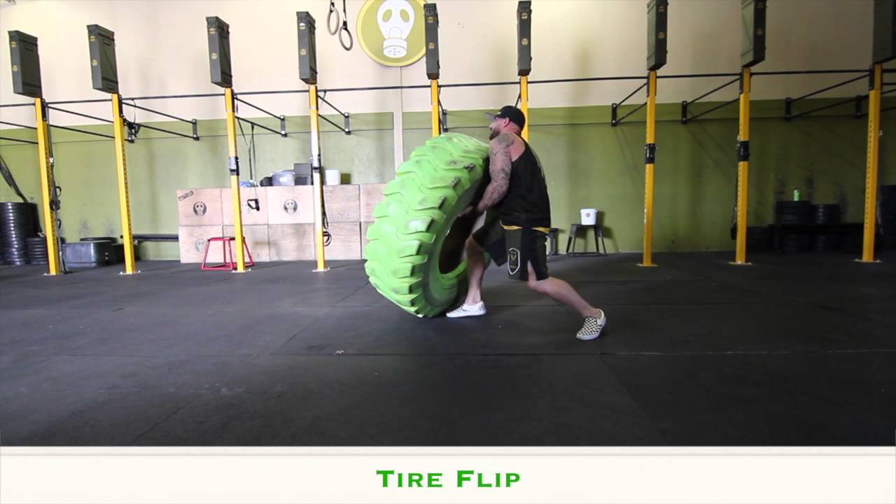 Tire Flip w/ Fishing for leverage when stalled