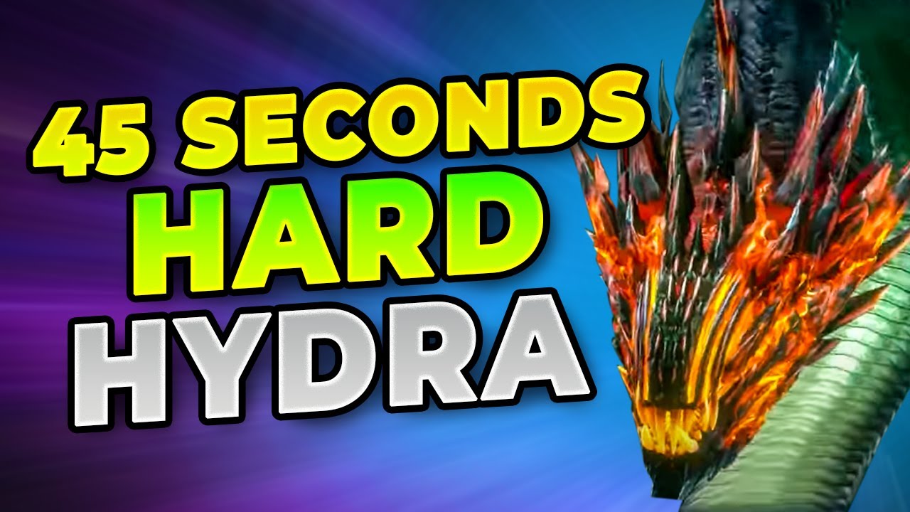 45 SECONDS TO 1-KEY HARD HYDRA | RAID: SHADOW LEGENDS
