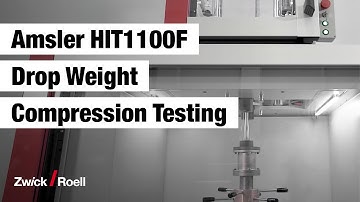 Amsler HIT1100F drop weight tester - Compression testing