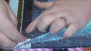 How To Place and Remove a Mesh Ruler for Round Diamond Painting