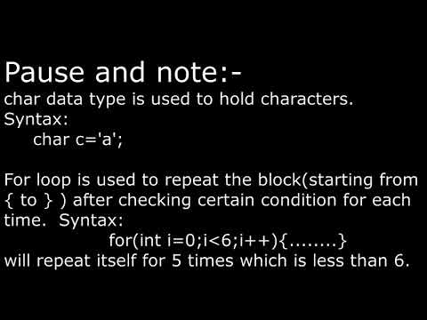 Length of the given String || For Loop with string || Java